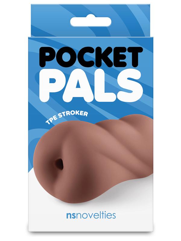 Pocket Pals Anal Stroker Brown