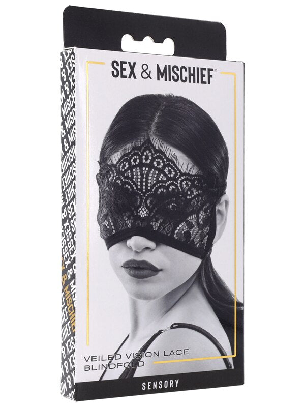 Sex and Mischief Veiled Vision Lace Blindfold
