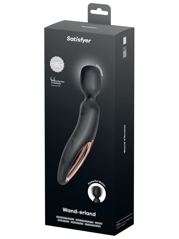 Satisfyer Wand-erland Wand Vibrator Black