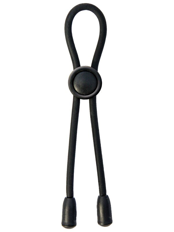 Mack Tuff Adjustable Silicone Cock Tie Black