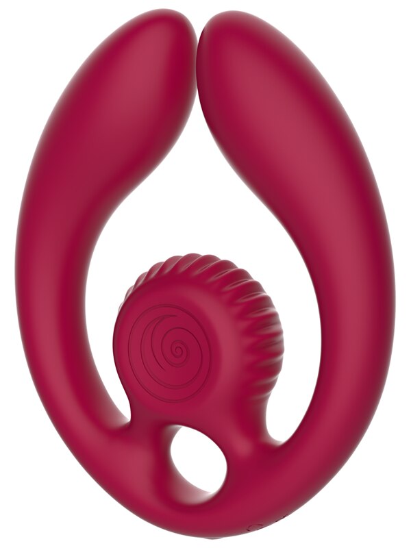 SVibe Snail GIZI Duo Couples Stimulator Burgundy