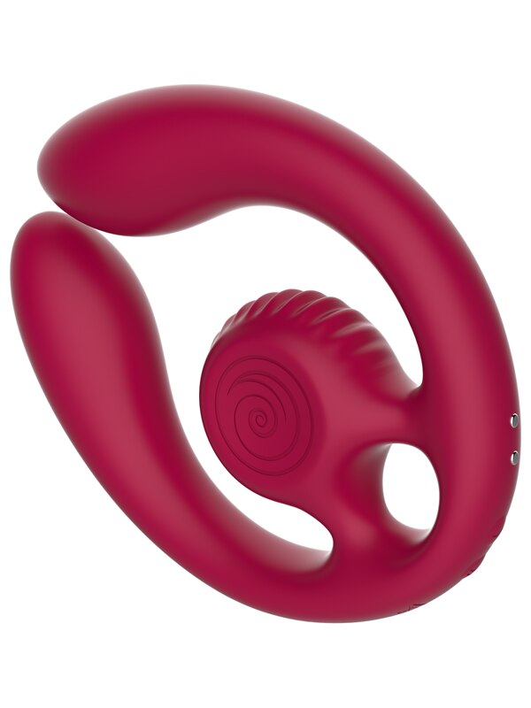 SVibe Snail GIZI Duo Couples Stimulator Burgundy
