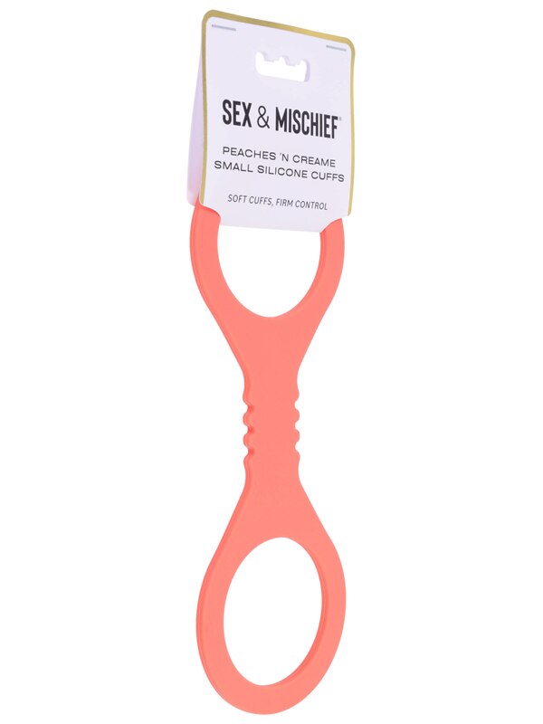 Sex and Mischief Peaches n CreaMe Small Silicone Cuffs