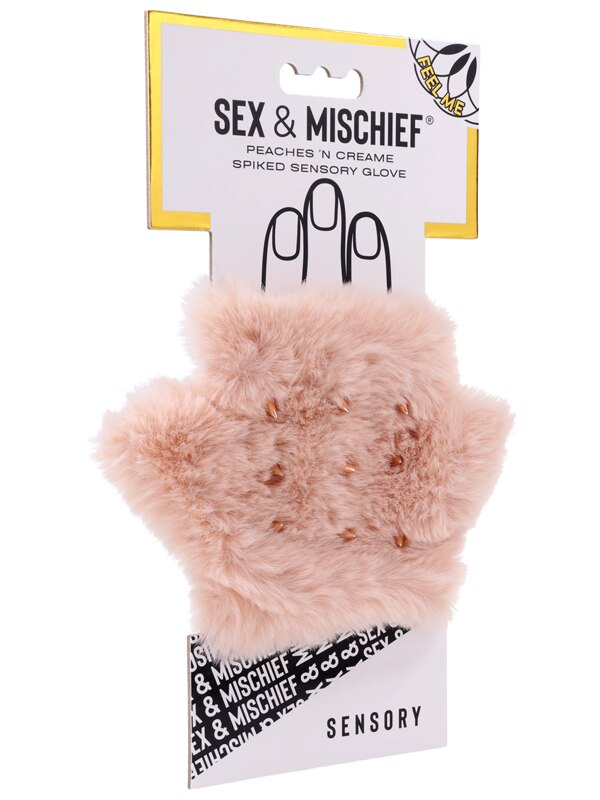 Sex and Mischief Peaches n CreaMe Spiked Sensory Glove