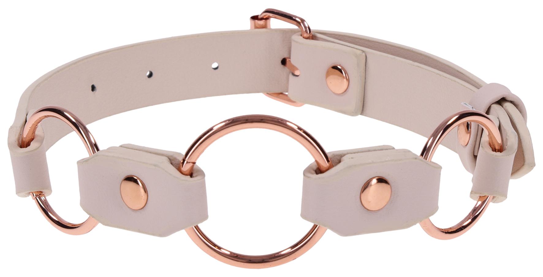 Sex and Mischief Peaches n CreaMe Ring Day Collar