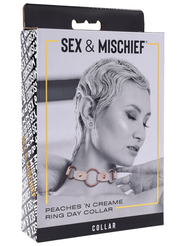 Sex and Mischief Peaches n CreaMe Ring Day Collar
