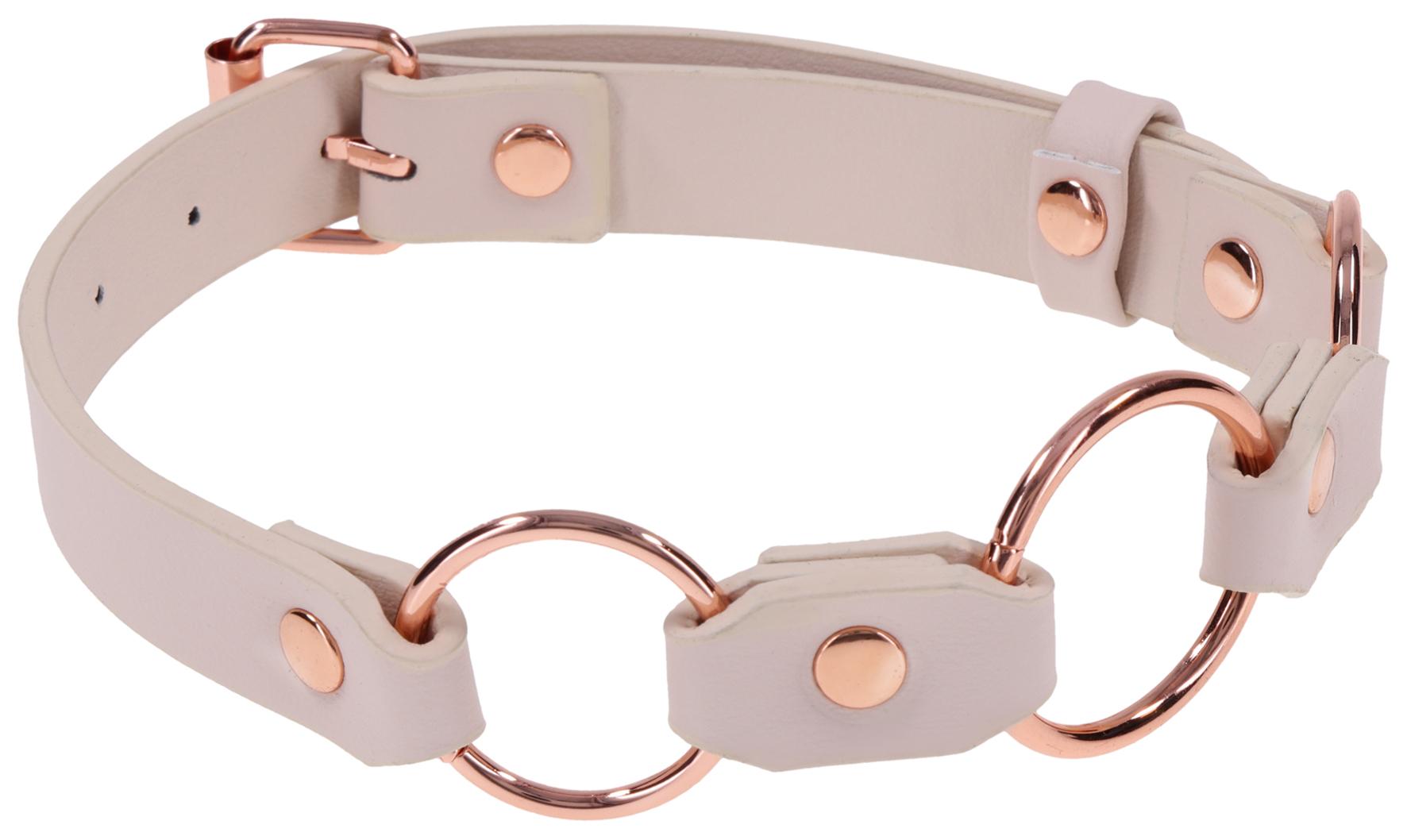 Sex and Mischief Peaches n CreaMe Ring Day Collar