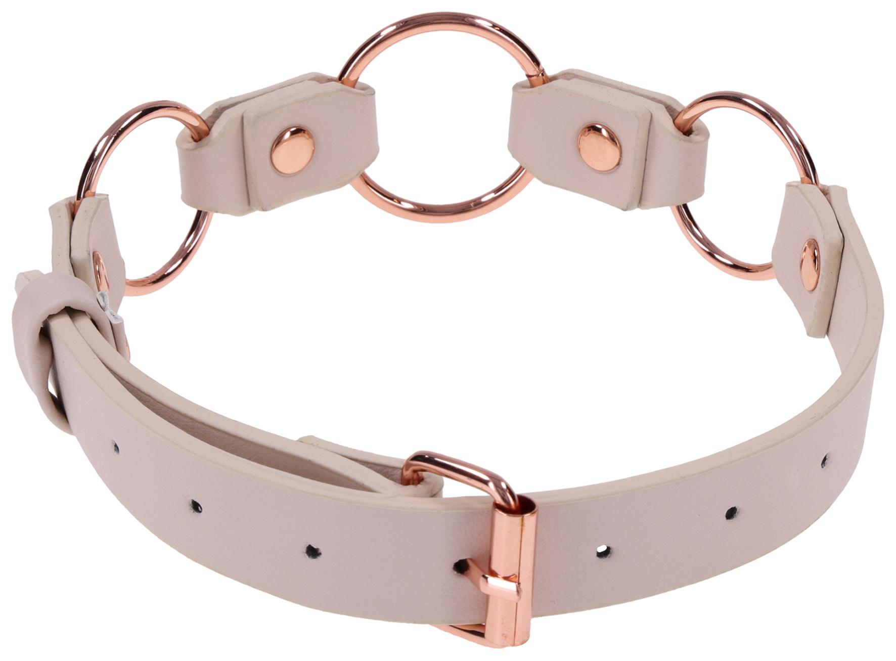 Sex and Mischief Peaches n CreaMe Ring Day Collar