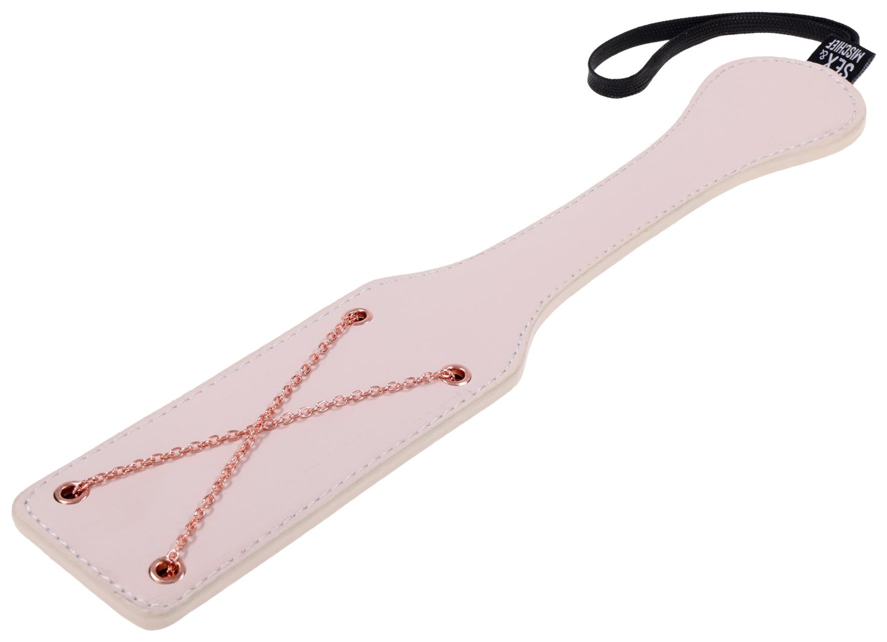 Sex and Mischief Peaches n CreaMe Chain Impressions Paddle