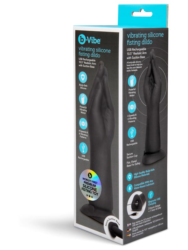 b-Vibe Vibrating Silicone Fisting Dildo