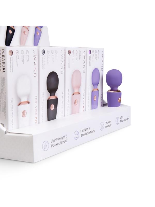 Le Wand Mini Micro Wand Prepacked Counter Display  2 Pcs)