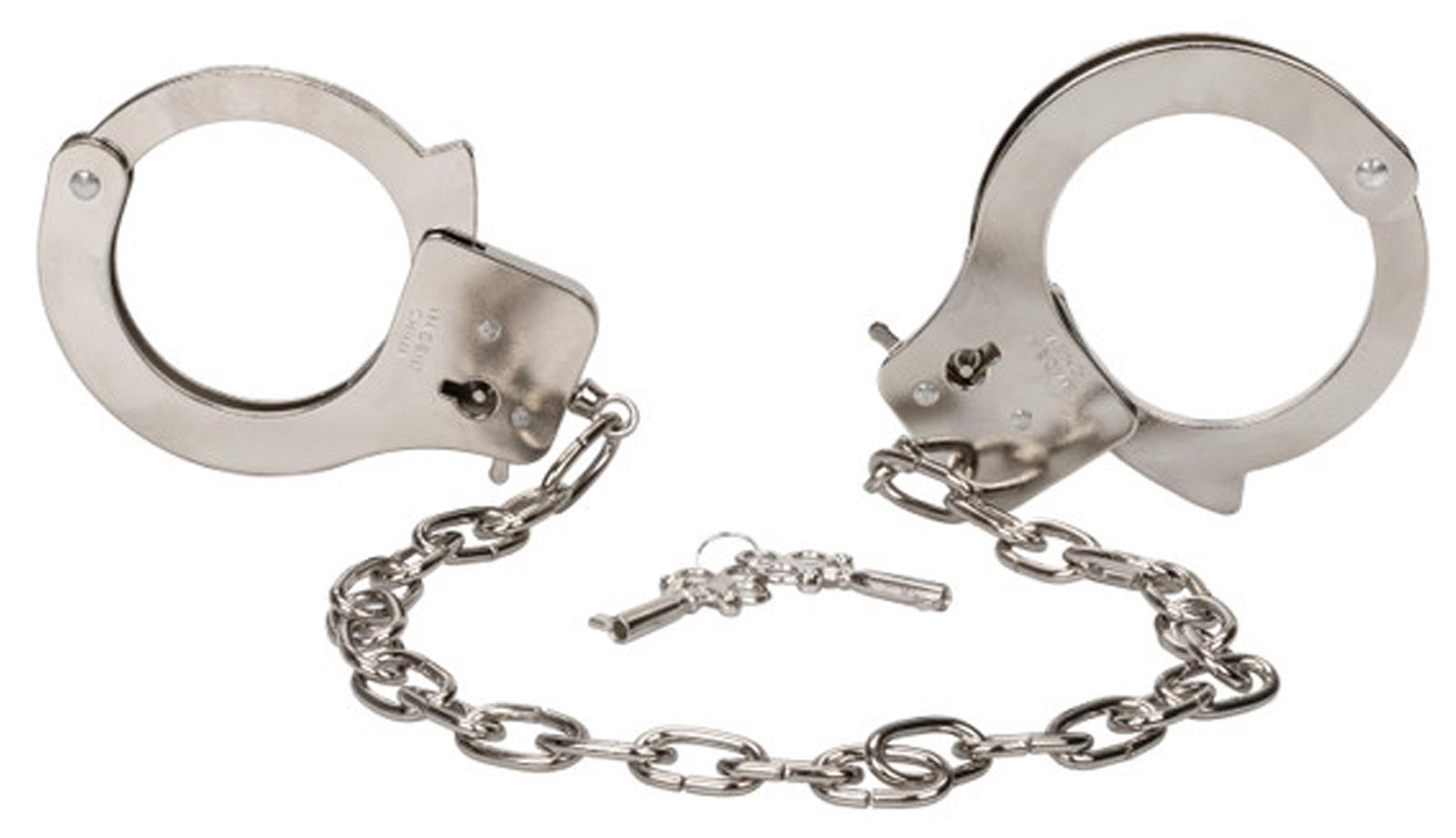 CalExotics Chrome Hand Cuffs