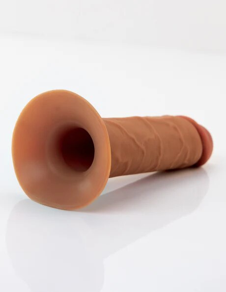 Fantasy X-Tensions Elite 5 in. Silicone Hollow Str y Brown