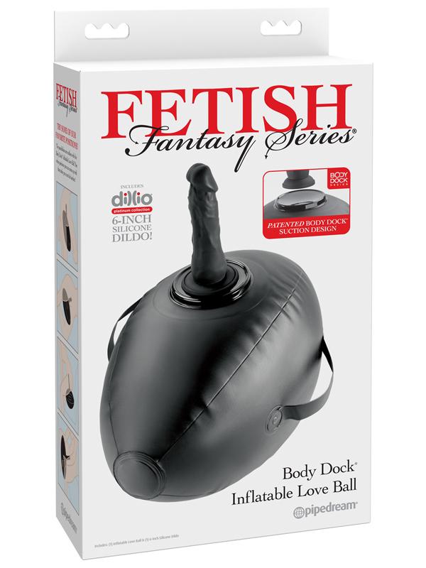 Fetish Fantasy Series Body Dock Inflatable Love Ball Black