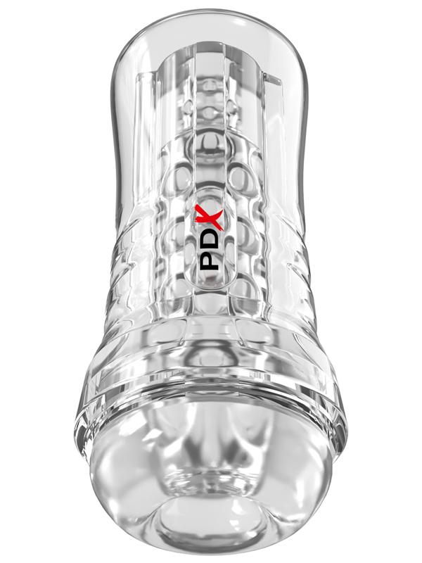 PDX Elite ViewTube See-Thru EZ-Grip  Stroker Clear