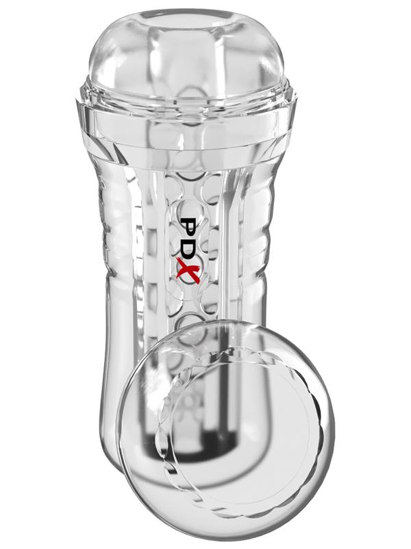 PDX Elite ViewTube See-Thru EZ-Grip  Stroker Clear