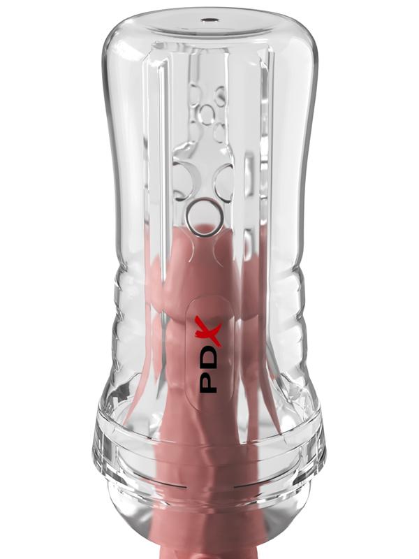 PDX Elite ViewTube See-Thru EZ-Grip  Stroker Clear