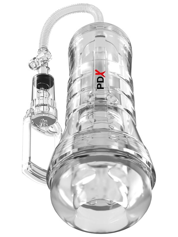 PDX Elite ViewTube Vac XXL Pump See-Thru EZ-Grip P r Clear