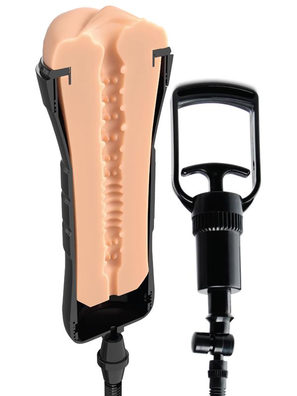 PDX Extreme Wet Pussies Super Sucker XXL Stroker Light