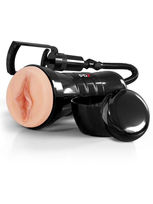 PDX Extreme Wet Pussies Super Sucker XXL Stroker Light