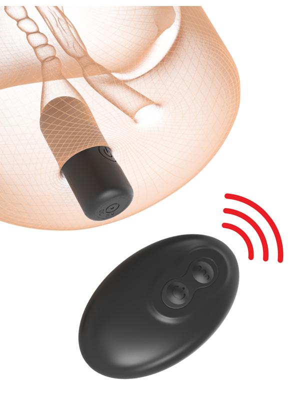 PDX Plus Double Pounder Vibrating Squeeze Stroker Light