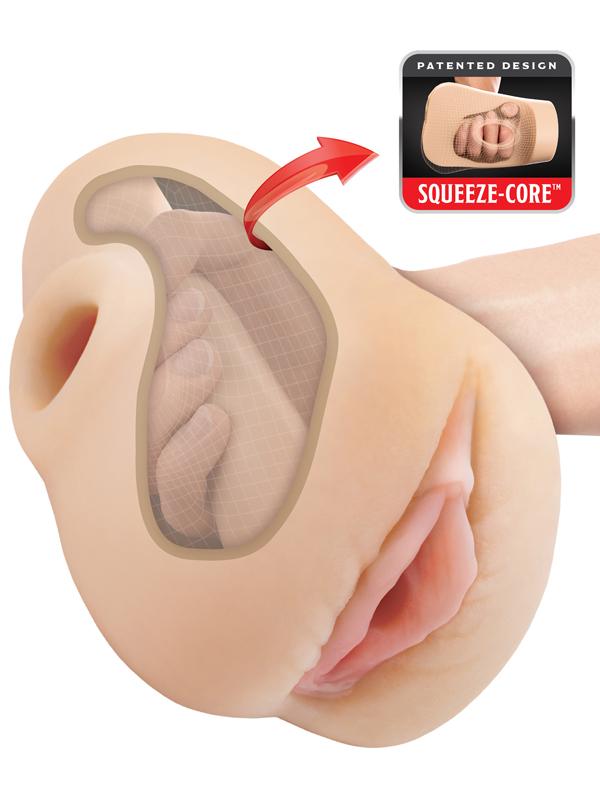 PDX Plus Pussy Pounder Squeeze Stroker Light