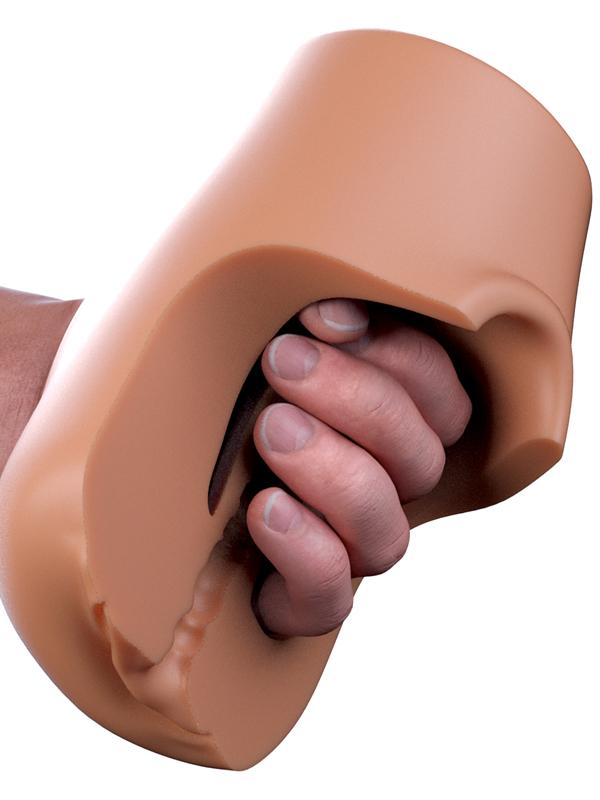 PDX Plus Pussy Pounder Squeeze Stroker Brown