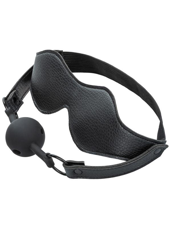 Nocturnal Collection Eye Mask and Breathable Ball Gag