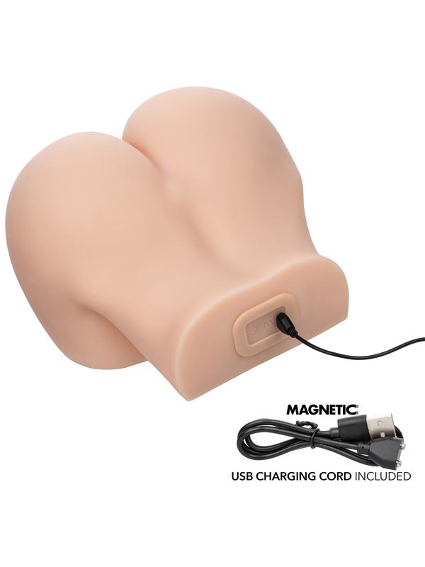 Stroke It Vibrating Twerking BBL - Ivory
