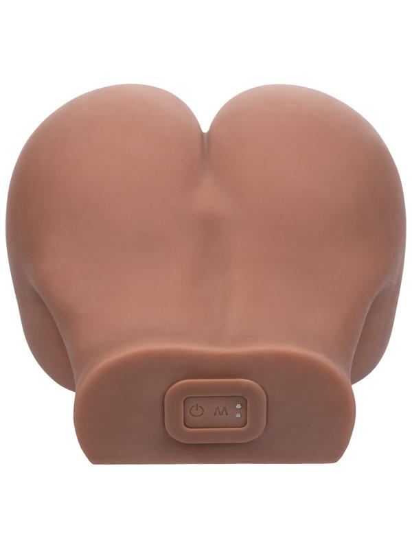 Stroke It Vibrating Twerking BBL - Brown