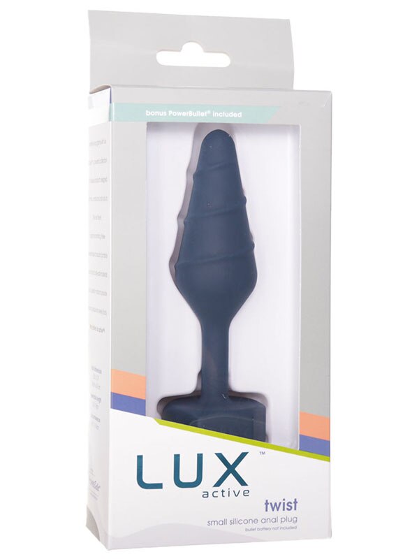 Lux Active Twist Small Silicone Anal Plug