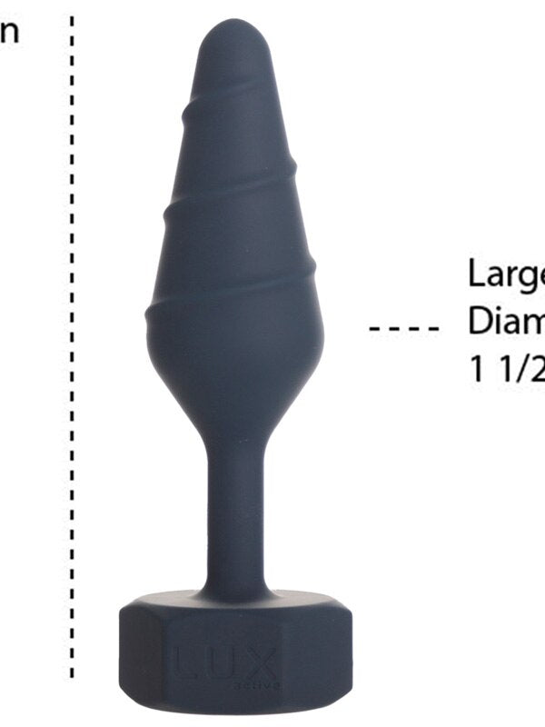 Lux Active Twist Large Silicone Anal Plug