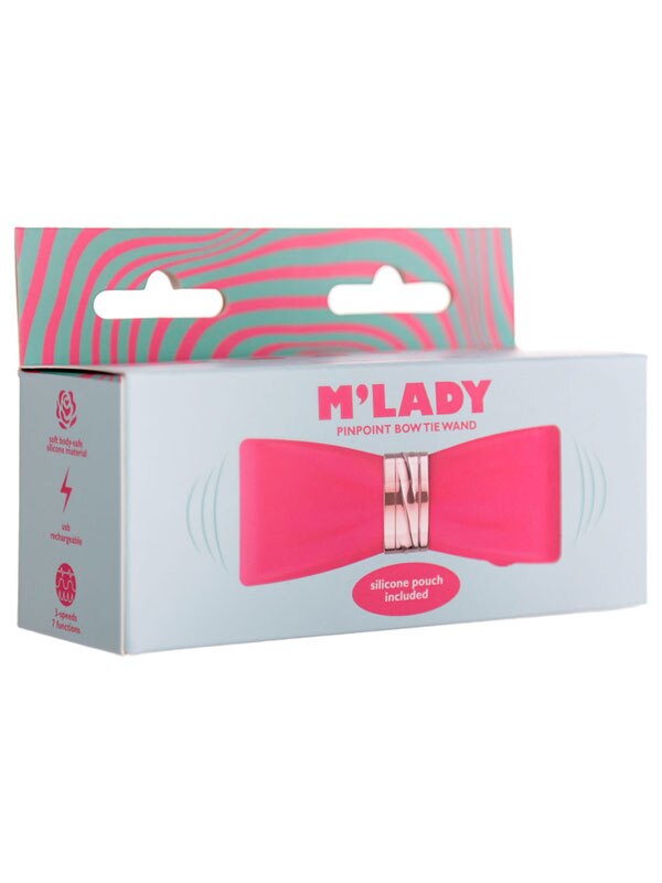 M-Lady Pinpoint Bow Tie Wand Coral
