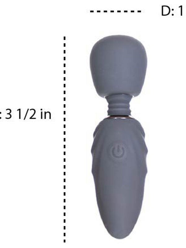 M-Lady Tiny Vibrating Wand Grey