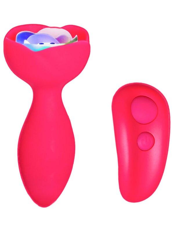 M-Lady Light Up Rotating Anal Plug Pink