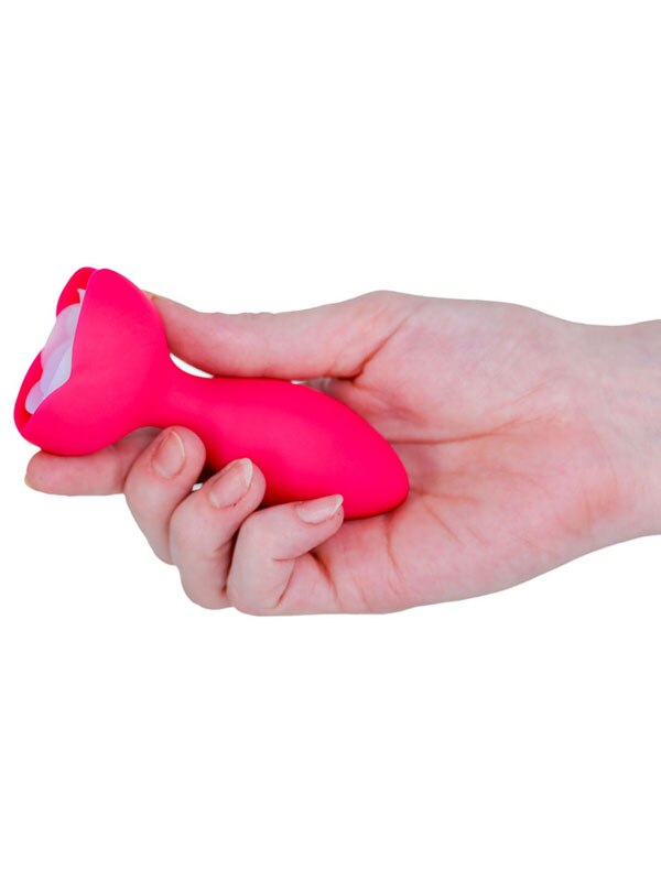M-Lady Light Up Rotating Anal Plug Pink