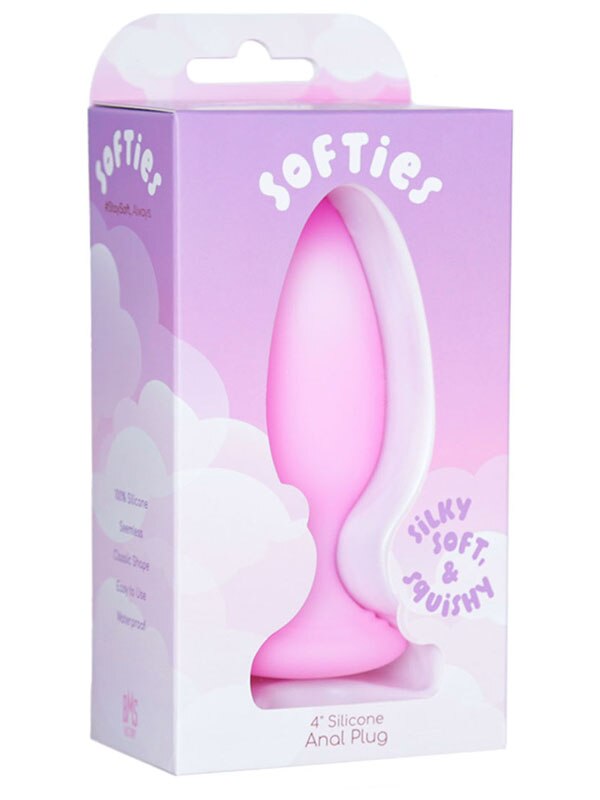 Softies Dual Layer Anal Plug - Pink
