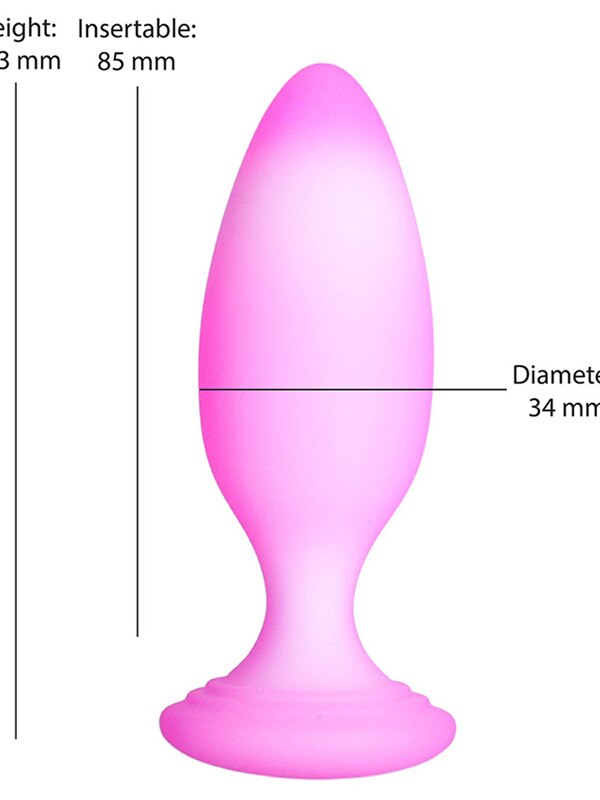 Softies Dual Layer Anal Plug - Pink