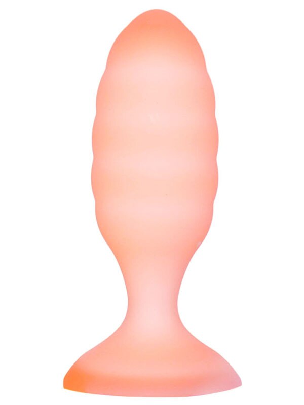 Softies Dual Layer Anal Plug - Orange