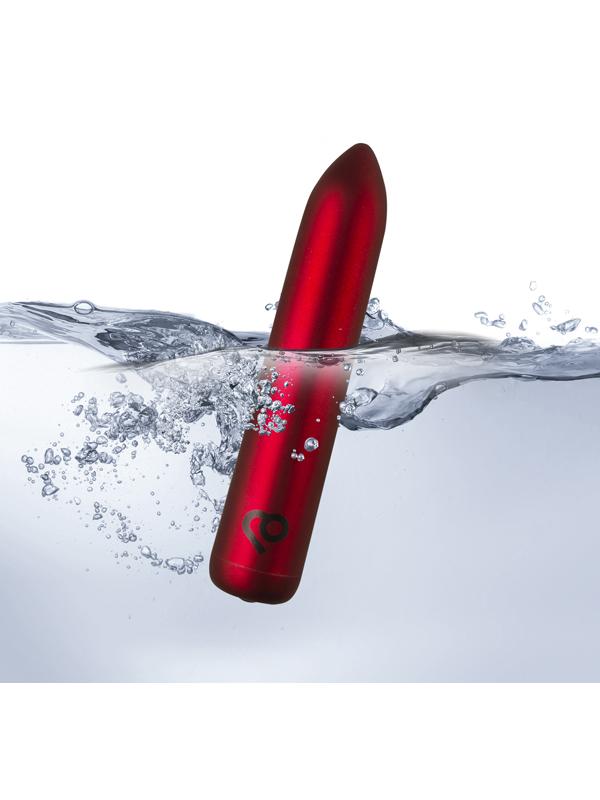 Poppy Red 16 Function Waterproof Rechargeable Bullet