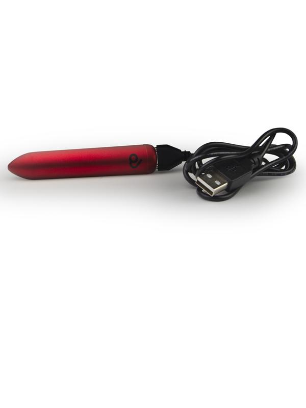Poppy Red 16 Function Waterproof Rechargeable Bullet