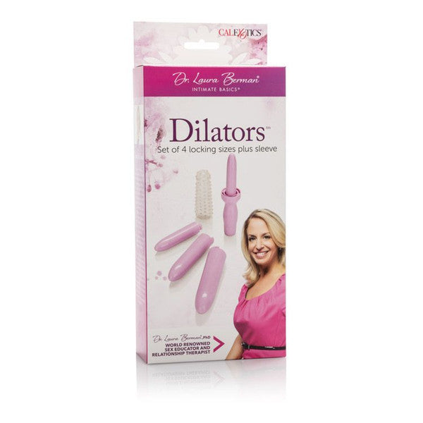 Dr. Laura Berman Dilators Set Of 4 Locking Sizes Plus Sleeve