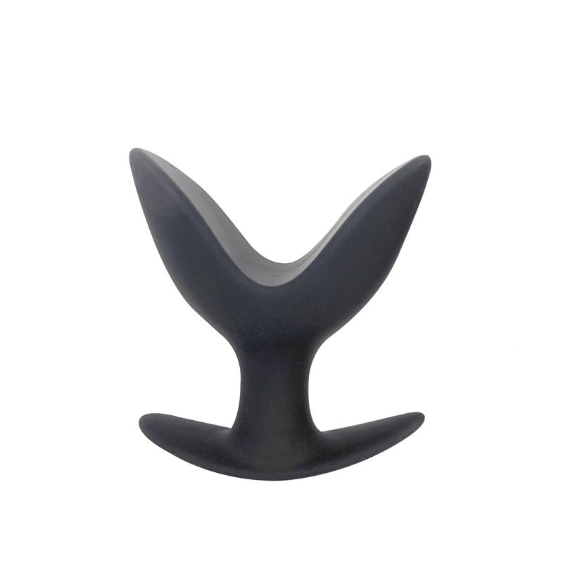 Open Wide - Silicone Twin Tip Butt Plug - L - Black