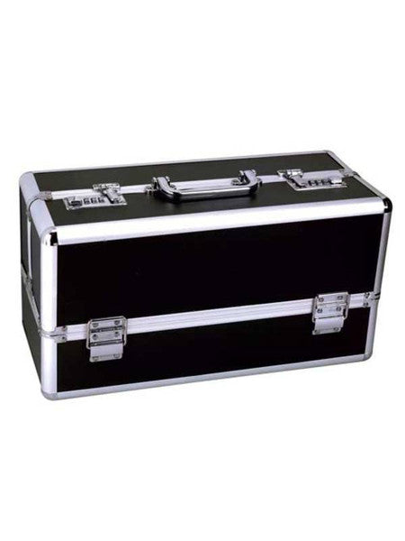 Lockable Vibrator  Case Large Black