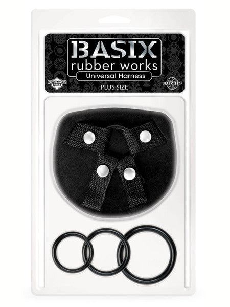 Basix Universal Harness Plus Size Black