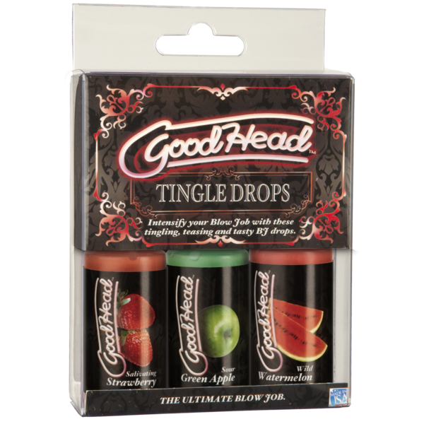 GoodHead Tingle Drops Watermelon / Green Apple / Strawberry