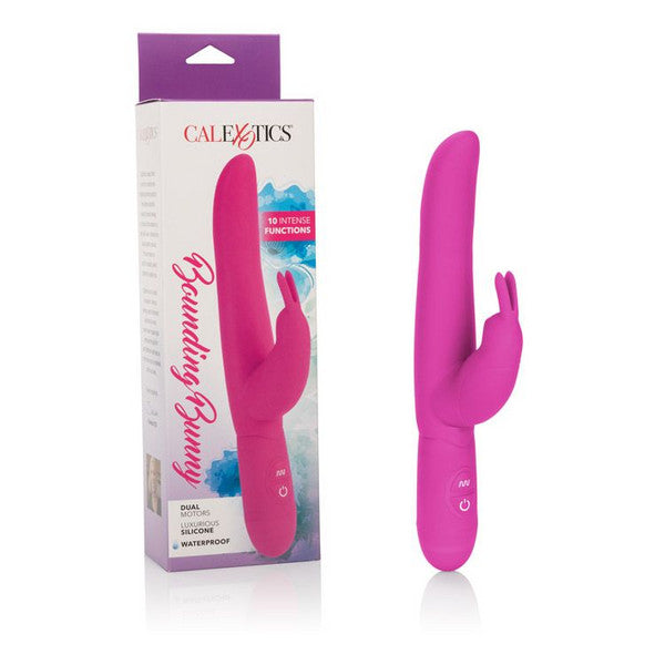 10 Function Silicone Bounding Bunny Pink