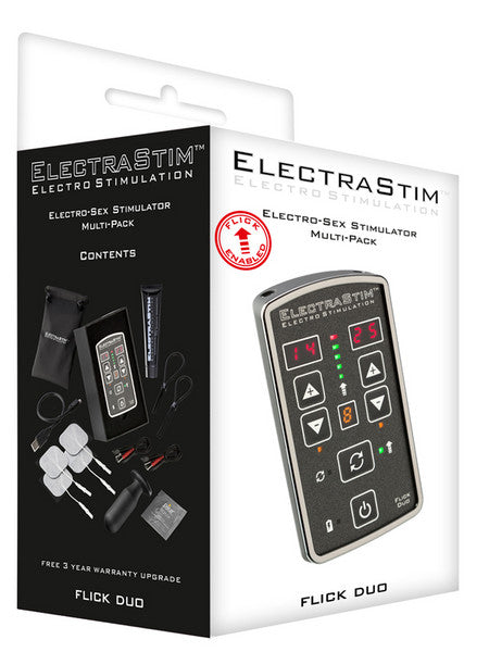 Electrastim Flick Duo Stimulator Multi-Pack