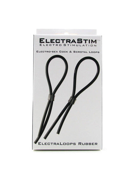 Electrastim Rubber Adjustable Cock And Scrotal Loops