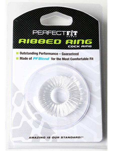 Ribbed Ring Clear